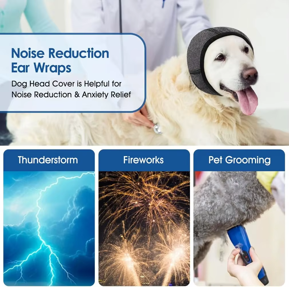 Dog Ear Protector for Grooming, Swimming & Noise Anxiety Relief
